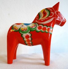 Schweden Dala Pferd DALAHEMSLÖJD Till v. Erik Pell 17 cm