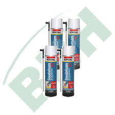 SOUDAL Soudafoam 2K Montageschaum Zargenschaum Schaum 4 x 400 ml 