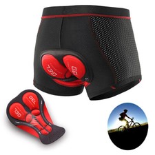 Radunterhose Herren Fahrradhosen 5D Sitzpolster Fahrrad MTB Kurze Sport Shorts