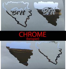 Bosna Bosnien Autoaufkleber 2 Stück Umriss Auto Sticker Karte Karta Mapa Mape 