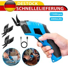 Akku-elektrische Schere Schneiderschere Stoff Leder Teppich Nähschneider