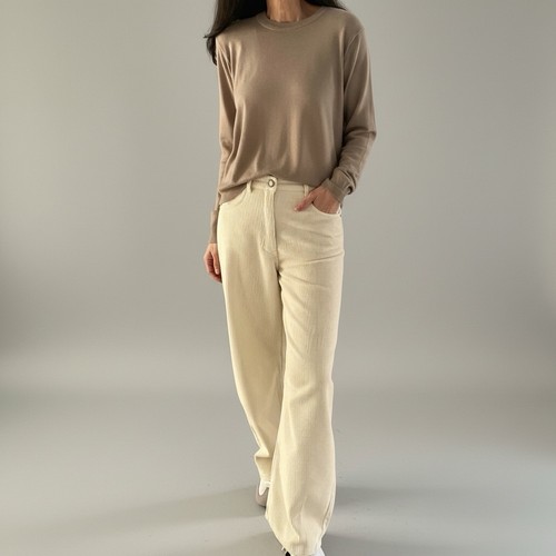 Cordhose wollweiß ecru - cordhose,