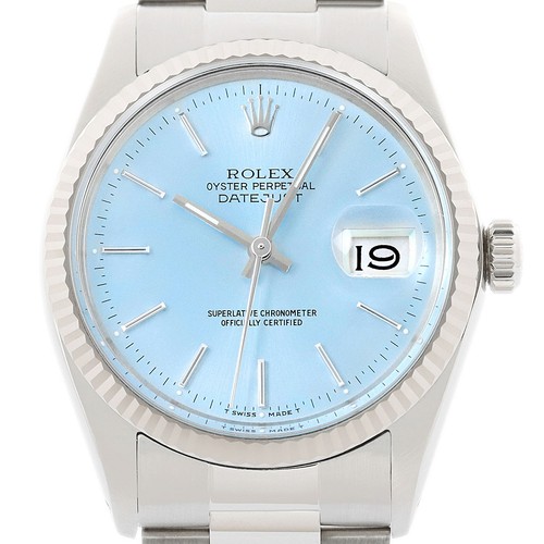 Rolex datejust 18k - rolex, weißgold