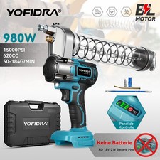 YOFIDRA® 15000PSI Akku Fettpresse Elektrische Kartuschenpresse Für Makita 18V