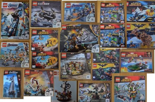 Lego marvel bauanleitungen - lego,