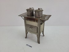 Puppenküche Puppenstube Ofen Blech Töpfe Brenner Spielzeug alt antik #2511064