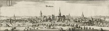 BRETTEN - Gesamtansicht - Merian - Kupferstich um 1645