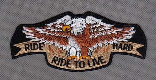 Eagle ride hard adler - eagle, iron-on