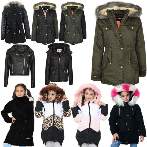 Kinder parka jacke mit kapuze - parka,