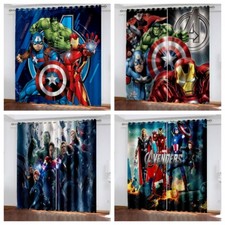 Kinder Junge 3D Vorhang Marvel