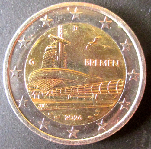 Gedenkmünze euro 2026 g - 2,