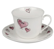 Roy kirkham tasse - hearts, pink