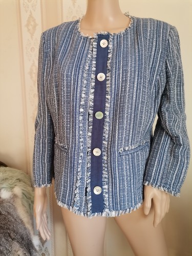 Armani boucle blazer neu blau - armani,