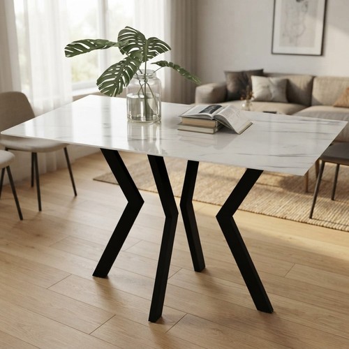 Moderner marmor esstisch - 47,2",