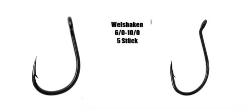 Stück wallerhaken welshaken - 5,
