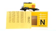 Herkat N 1404 Kesselwagen Schienenreinigungswagen Shell DB