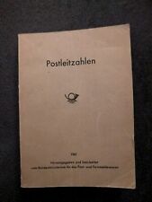 Postleitzahlenbuch von 1961 Post und Fernmeldewesen - Antiquität - Rarität 