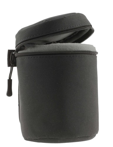 Navitech black lens case - lens, for