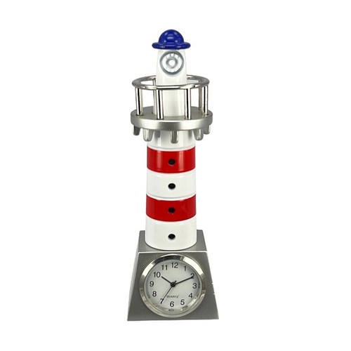 Metall tischuhr lighthouse - tischuhr,