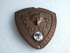 Vintage alte ADAC Plakette FUCHSJAGD MOTORSPORTCLUB MÜHLHEIM 1952 - MG 48
