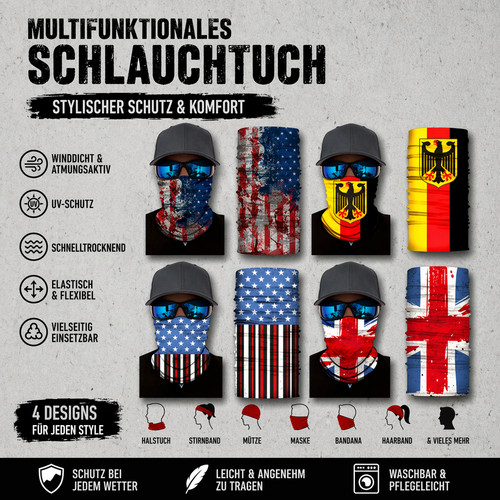 Multifunktionstuch halstuch - multifunktionstuch,