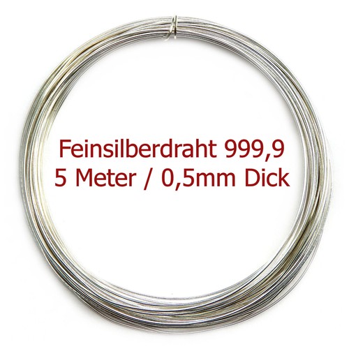 Feinsilber draht - (9,49€/m), feinsilber-draht
