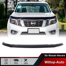 Motorhaube Deflektor Windabweiser für Nissan Navara NP300 2015-2020 D23 Schwarz