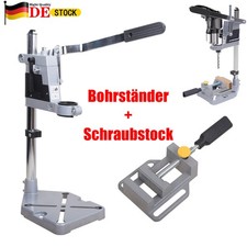 Prof-Bohrmaschinenständer mit Schraubstock Bohrständer Ständer für Bohrmaschine