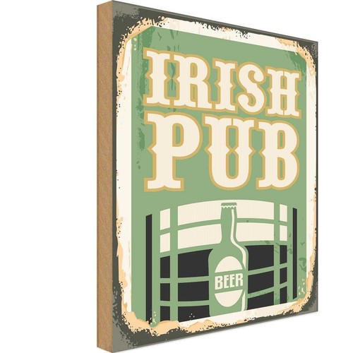 Holzschild 18x12 irish - 18x12, cm