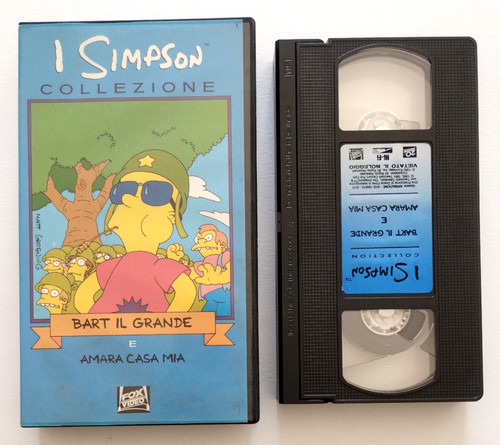 Vhs die simpsons - die, bart