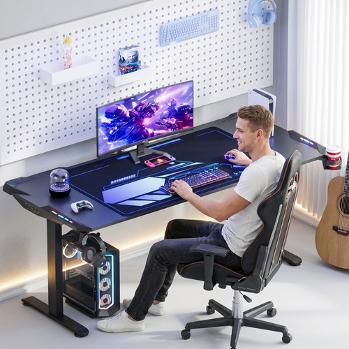 180x70cm gaming tisch led - gaming,