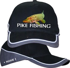 Pike Fishing Hechtjäger Hechtangeln Anglerhut Kappe Basecap Cap Hut Mütze Hecht