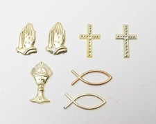 7xStreudeko Kommunion, Konfirmation,Taufe Kartengestaltung Basteln Scrapbooking 