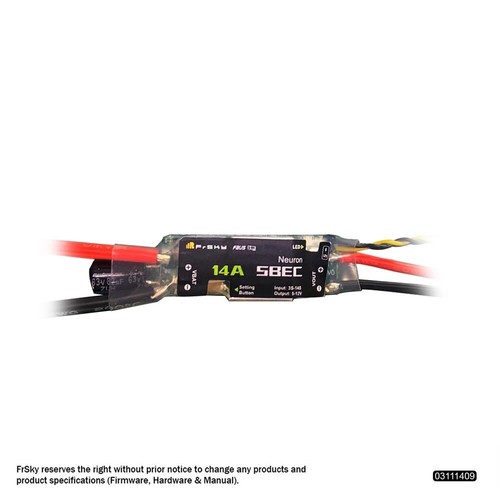 Frsky regler 14a neuron sbec - regler,