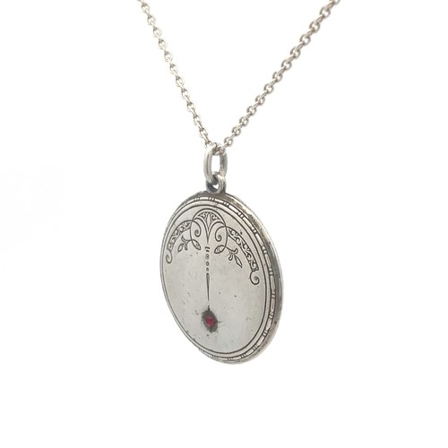 Jugendstil medaillon - medaillon, /