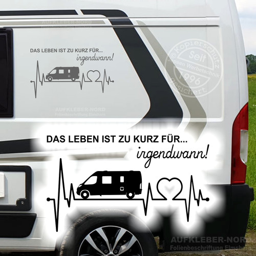 Herzschlag wohnmobil 50cm das - herzschlag,
