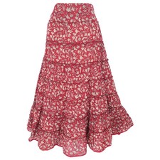 Langer Boho Stufenrock