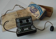 DDR Klingenschärfer Sieger, Bakelit-Gehäuse in OVP und mit Bedienungsanleitung