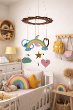Baby Mobile aus Holz -