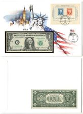Banknotenbrief USA  mit Dollar
