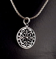 Anhänger Silber 925 Blüte