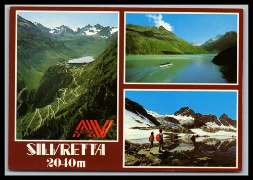 Ansichtskarte silvretta - ansichtskarte, /