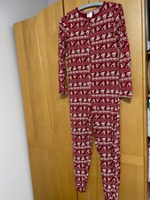 H+M Schlafoverall  Gr: 146/152  Wintermotiv