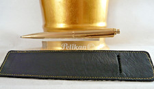 Pelikan 570  Bleistift Metall vergoldet # für 1,18mm Minen # Lederetui # (1564)