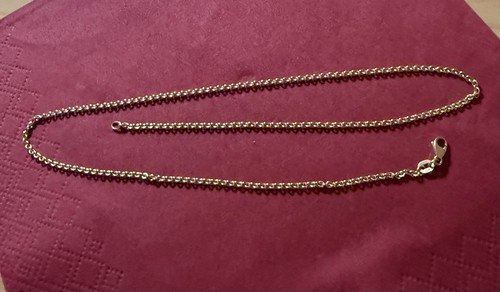 Halskette kette gold rundanker - halskette,