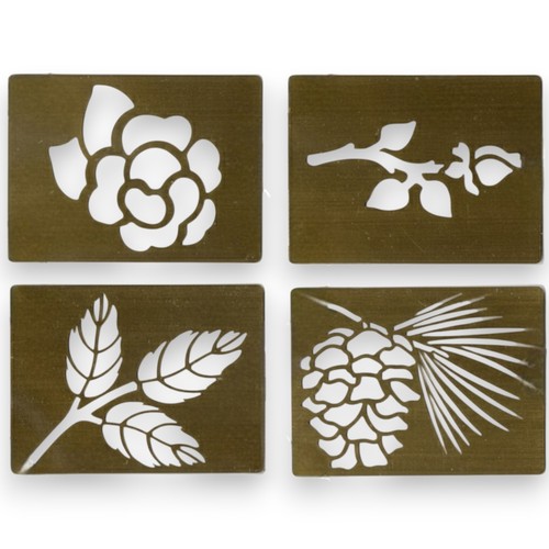 Prägeschablonen embossing set - prägeschablonen,