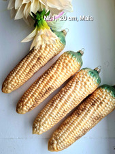 Christbaumschmuck Glas Mais, Nr.1, 20cm Weihnachtskugel 90er J. Christmas