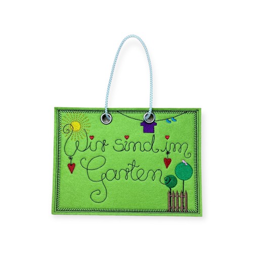 Wir sind garten schild - im,