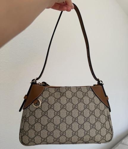 Gucci canvas schultertasche - gg,