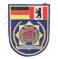 Ärmelabzeichen IPA International Police Association Polizei Berlin Patch